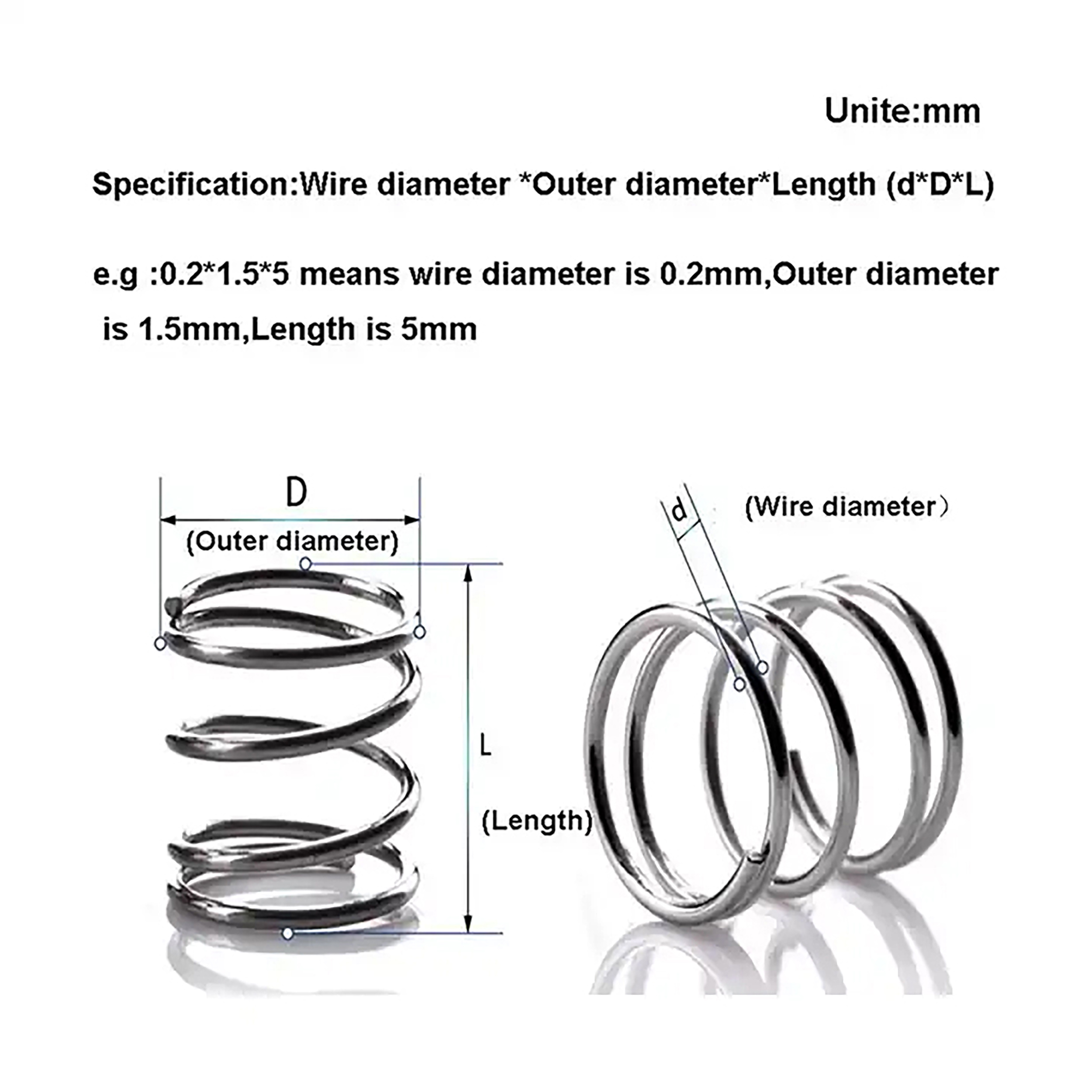 Stainless Steel Compression Small Springs