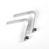  Stainless Steel 10MM Single Bead V Shape Positioning Shrapnel Snap Clip