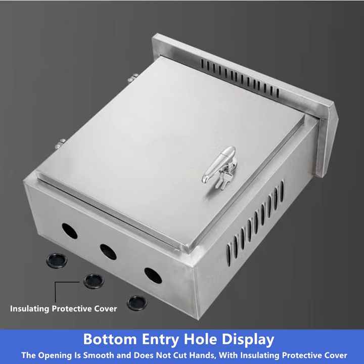 Outdoor Stainless Steel Electrical Weatherproof Enclosure Box Project Boxes Cabinet