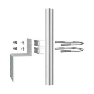 Stainless Steel Antenna Installation Mounting Bracket Kit with Double U-Bolts 