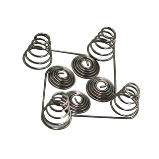 Nickel Coated Music Wire Metal Coil Battery Spring for Industrial