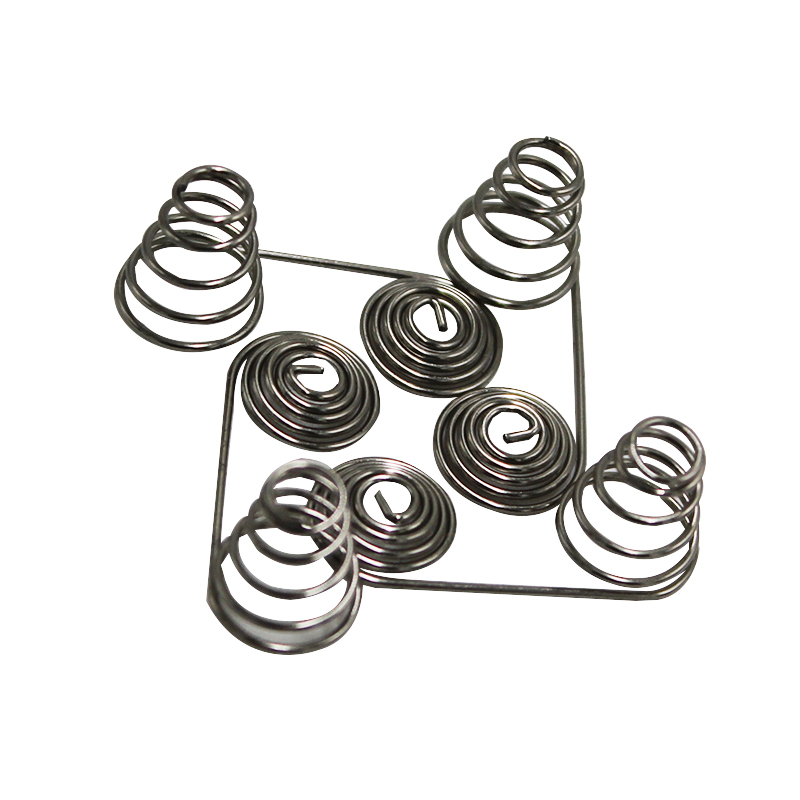 Nickel Coated Music Wire Metal Coil Battery Spring for Industrial