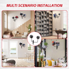 Home Use Various Wall Mounted Storage Bracket with Cloth Hanger Metal Motorcycle Helmet Racks Brackets