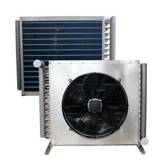 Custom Fin Copper Coil Cooling System Condenser Heat Exchanger