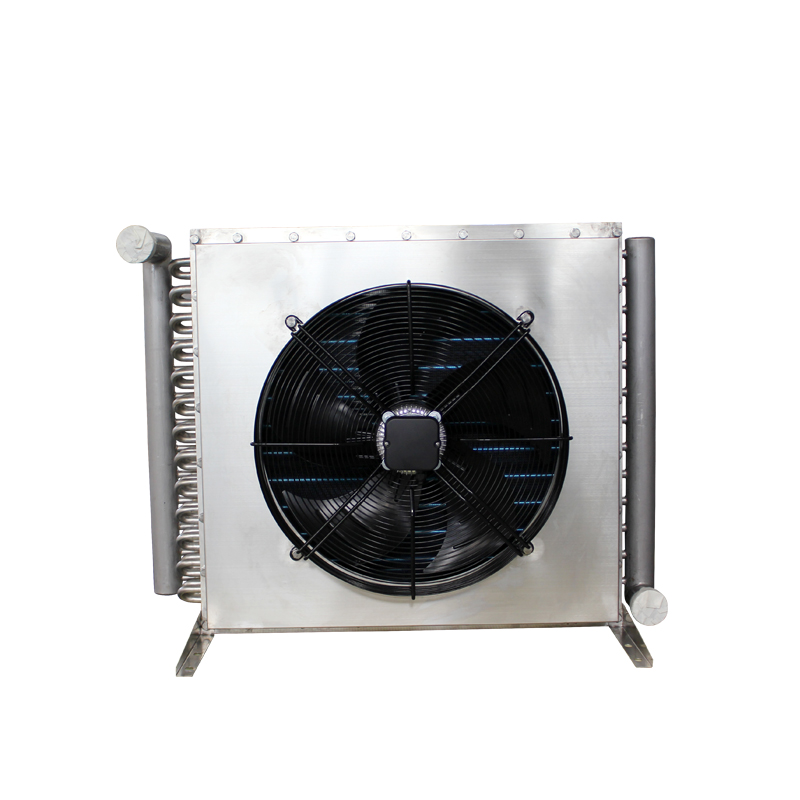 Custom Fin Copper Coil Cooling System Condenser Heat Exchanger for Food & Chemical Industry & Air Conditioning Chiller Equipment